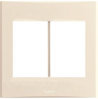 Рамка универсальная Legrand Anam Zunis 2-ая для 4-кл., 5-кл., 6-кл. механизмов Zunis бежевый картинка